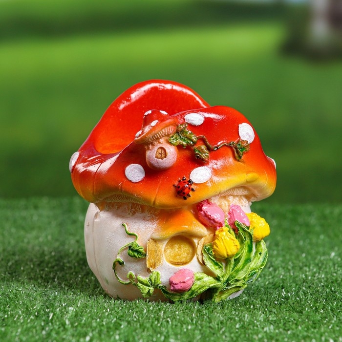 Фигурное кашпо  Фигурное кашпо "Гриб" 14х13х13см