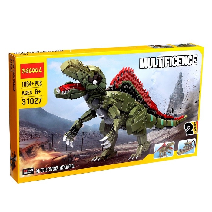 Конструктор блочный «Динобот», 2 варианта сборки, 1064 детали Конструктор блочный «Динобот», 2 варианта сборки, 1064 детали