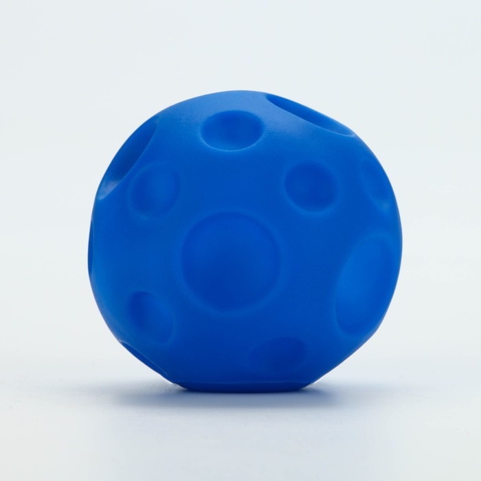 Игрушки для собак. Мячик с пищалкой «Синий», d=6,5 см Игрушки для собак. Мячик с пищалкой «Синий», d=6,5 см