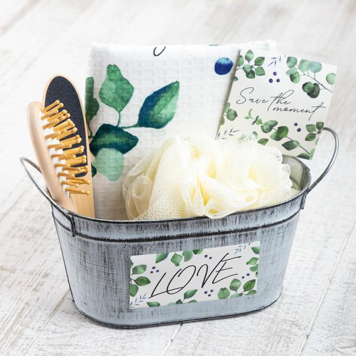 Набор подарочный  Набор подарочный "Eucaliptus" с полотенцем (5 предметов)