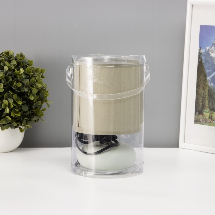 Настольная лампа Настольная лампа "Ассенса" Е14 40вт фисташковый 13х13х22 см