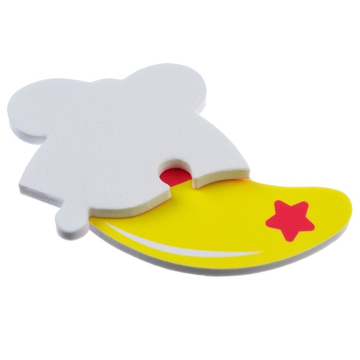 Мягкий пазл для малышей «Самолет», 4 детали, Крошка Я Мягкий пазл для малышей «Самолет», 4 детали, Крошка Я