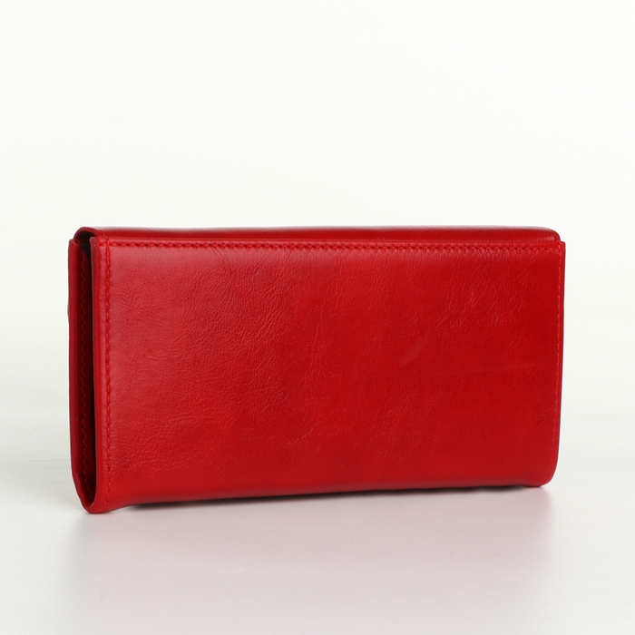 Кошелёк женский на магните, цвет красный