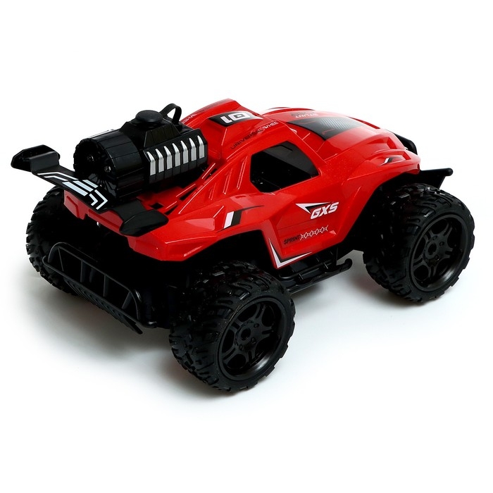 Джип радиоуправляемый «Вездеход», с эффектом дыма, цвет красный Джип радиоуправляемый «Вездеход», с эффектом дыма, цвет красный