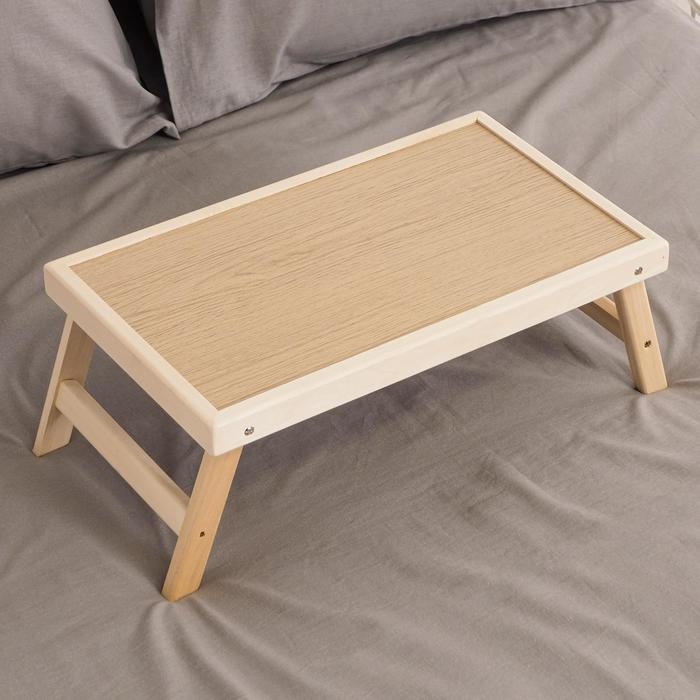 Столик для завтрака складной, 50×30см, цвет орех сонома Столик для завтрака складной, 50×30см, цвет орех сонома