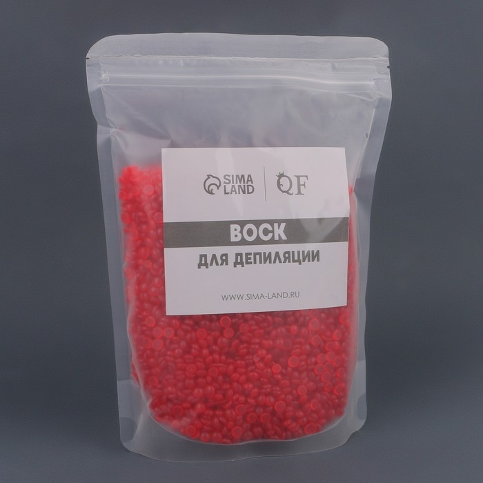 Воск для депиляции, плёночный, в гранулах, 500 гр, цвет красный Воск для депиляции, плёночный, в гранулах, 500 гр, цвет красный