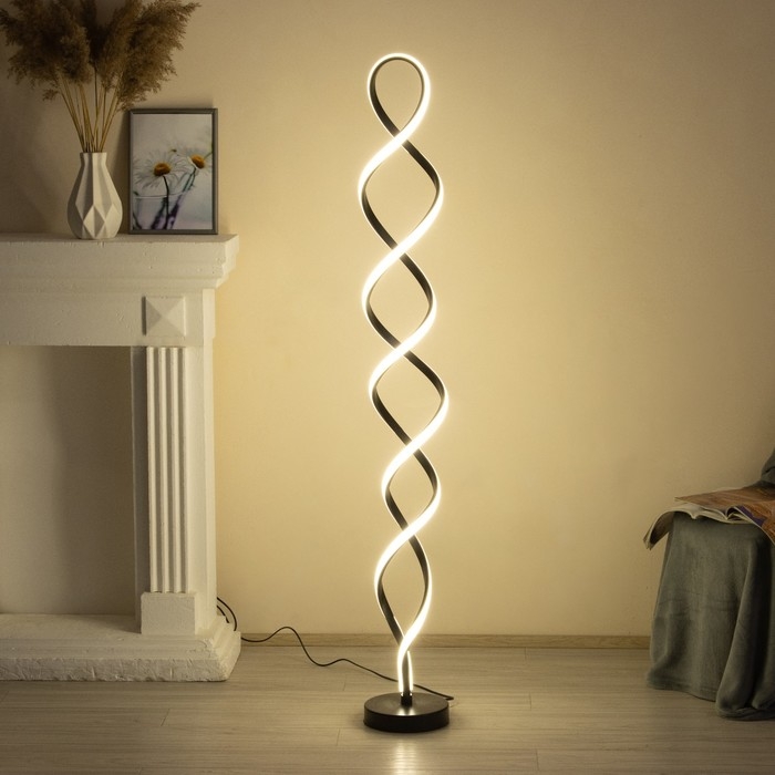 Торшер  Торшер "Инфинити" LED 30Вт 4000К черный 25х25х156 см