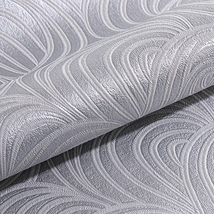 Бумажные обои Флора-2 309-017, 0,53х10,05м, ярко-серый Бумажные обои Флора-2 309-017, 0,53х10,05м, ярко-серый