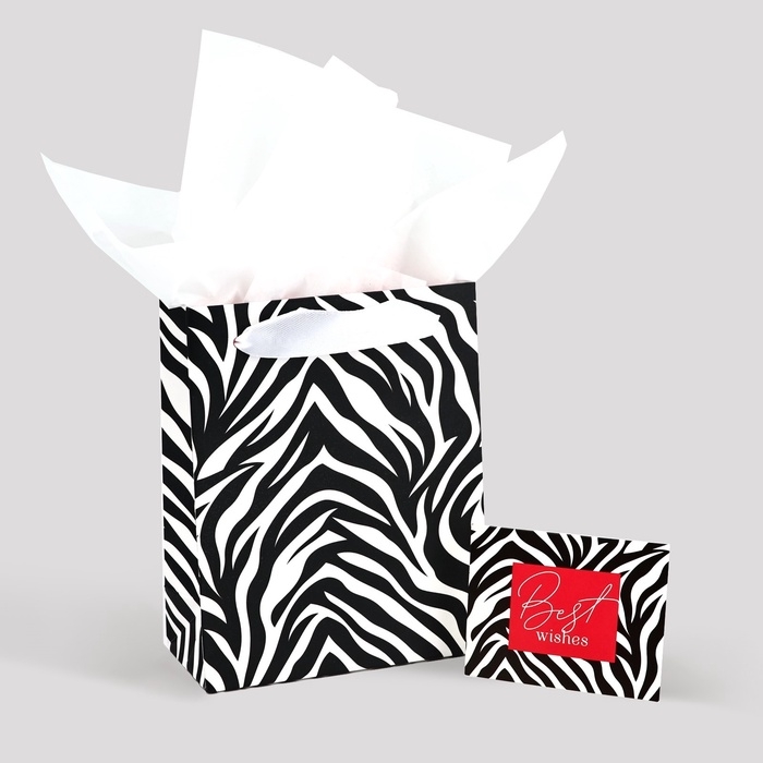 Пакет ламинированный двухсторонний Best wishes, с тишью и открыткой, S, 12 х 15 х 5.5 Пакет ламинированный двухсторонний Best wishes, с тишью и открыткой, S, 12 х 15 х 5.5