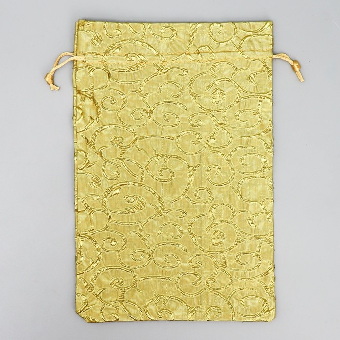 Мешочек подарочный парча «С Новым Годом», 20 х 30 см +/- 1.5 см, Новый год Мешочек подарочный парча «С Новым Годом», 20 х 30 см +/- 1.5 см, Новый год