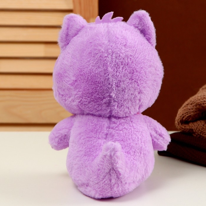 Мягкая игрушка «Зубастик», 22 см, цвет фиолетовый Мягкая игрушка «Зубастик», 22 см, цвет фиолетовый