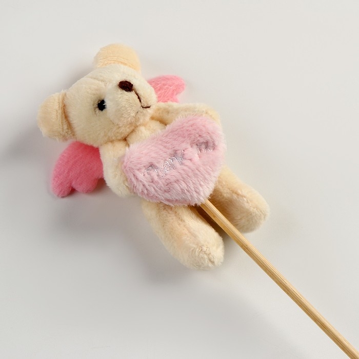 Украшение для букета &laquo;Медведь&raquo;, цвета МИКС