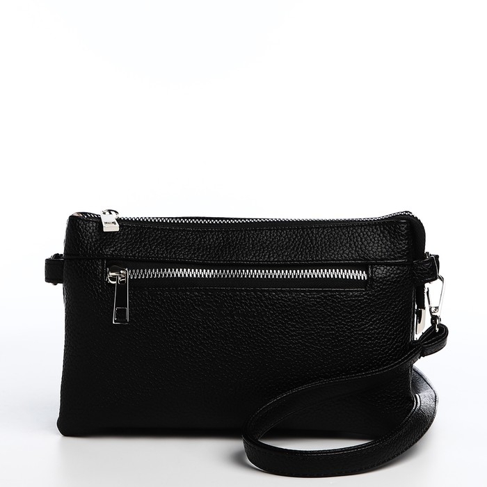 Сумка кросс-боди на молнии, цвет чёрный Сумка кросс-боди на молнии, цвет чёрный