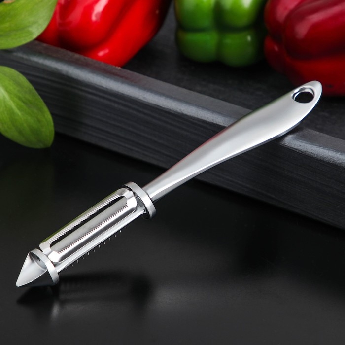 Овощечистка Magistro Volt, нержавеющая сталь, цвет серебряный Овощечистка Magistro Volt, нержавеющая сталь, цвет серебряный