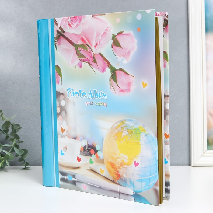 Фотоальбом магнитный 20 листов Фотоальбом магнитный 20 листов "Цветочный" МИКС 29х24,5х2,5 см