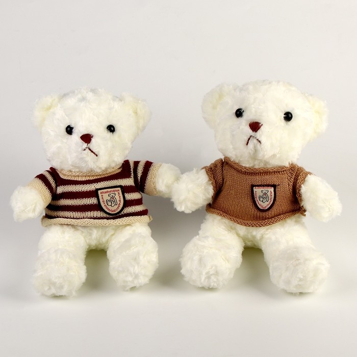 Мягкая игрушка «Медведь» в кофте, 29 см, цвет белый Мягкая игрушка «Медведь» в кофте, 29 см, цвет белый