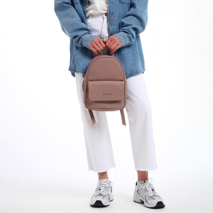 Рюкзак женский городской, TEXTURA, цвет пудра Рюкзак женский городской, TEXTURA, цвет пудра