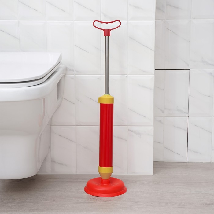 Вантуз вакуумный с адаптером, d=15,5 см, h=43 см Вантуз вакуумный с адаптером, d=15,5 см, h=43 см