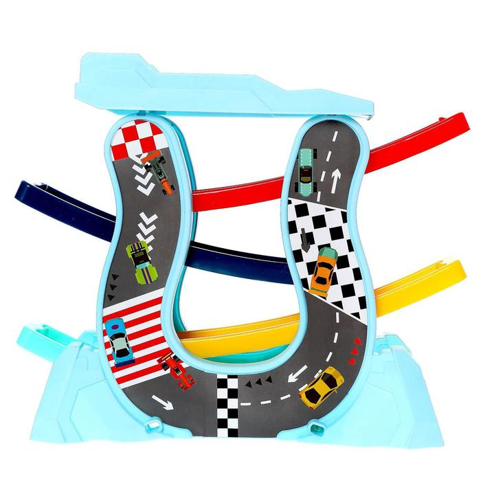 Автотрек «Гонки по склону», с 4 машинками Автотрек «Гонки по склону», с 4 машинками