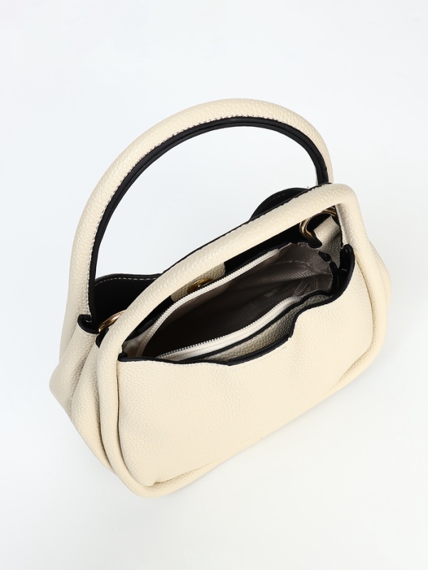 Сумка женская тоут на молнии, цвет белый Сумка женская тоут на молнии, цвет белый