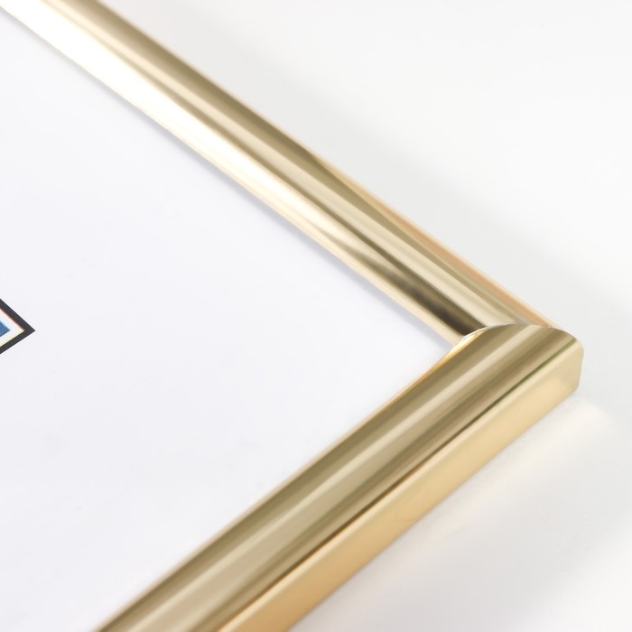 Фоторамка пластик Фоторамка пластик "Радуга" 30х40 см, золото