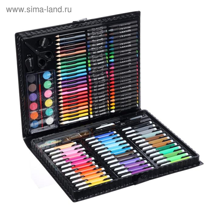 Набор для рисования 150 предметов, в пластиковом чемоданчике Набор для рисования 150 предметов, в пластиковом чемоданчике
