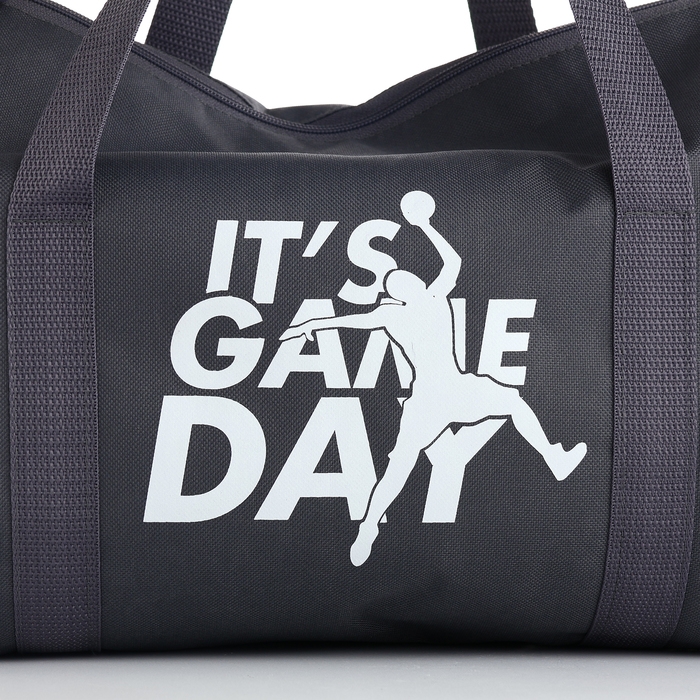 Сумка спортивная мужская, TEXTURA, маленький размер, цвет серый Сумка спортивная мужская, TEXTURA, маленький размер, цвет серый