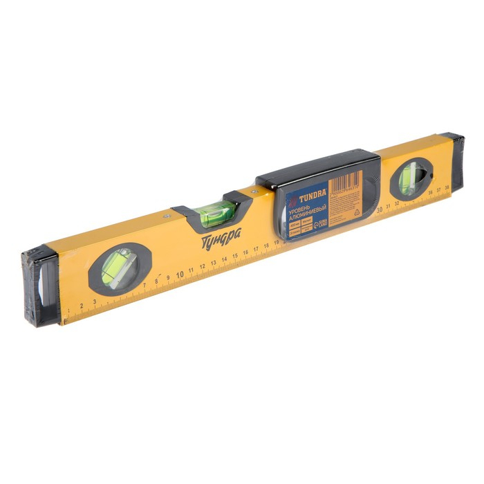 Уровень алюминиевый магнитный ТУНДРА, эргономичная ручка, 3 глазка, 400 мм Уровень алюминиевый магнитный ТУНДРА, эргономичная ручка, 3 глазка, 400 мм