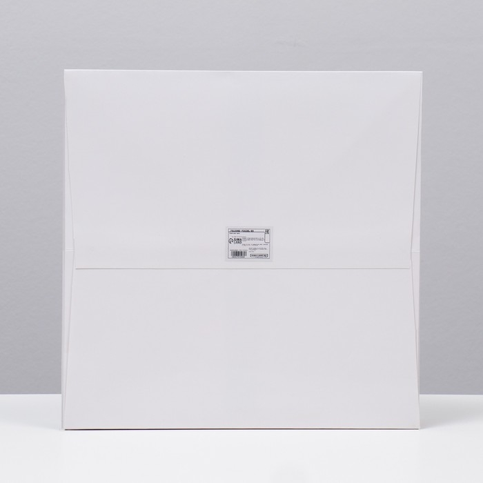 Пакет под торт 30х30х30cm Белый, 1шт Пакет под торт 30х30х30cm Белый, 1шт