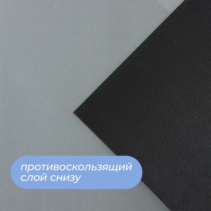 Коврики для кухни SAVANNA «Грэй», 2 шт: 40×120 см, 40×60 см, цвет серый Коврики для кухни SAVANNA «Грэй», 2 шт: 40×120 см, 40×60 см, цвет серый