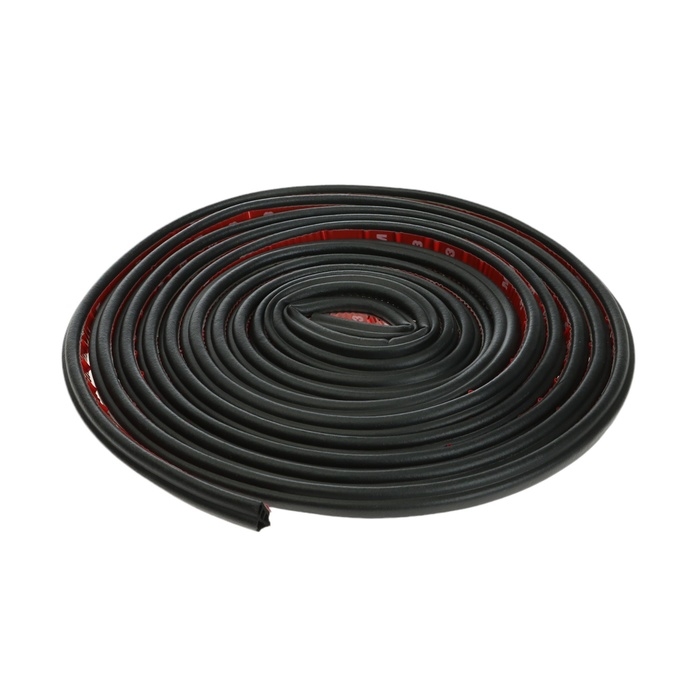 Уплотнитель двери в автомобиль, L-образный, самоклеящийся, 5 м, черный Уплотнитель двери в автомобиль, L-образный, самоклеящийся, 5 м, черный