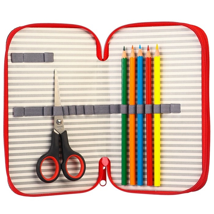 Пенал каркасный с эффектом металлик, 2 секции, 125х205х40 мм, ламинированный картон, Трансформеры Пенал каркасный с эффектом металлик, 2 секции, 125х205х40 мм, ламинированный картон, Трансформеры