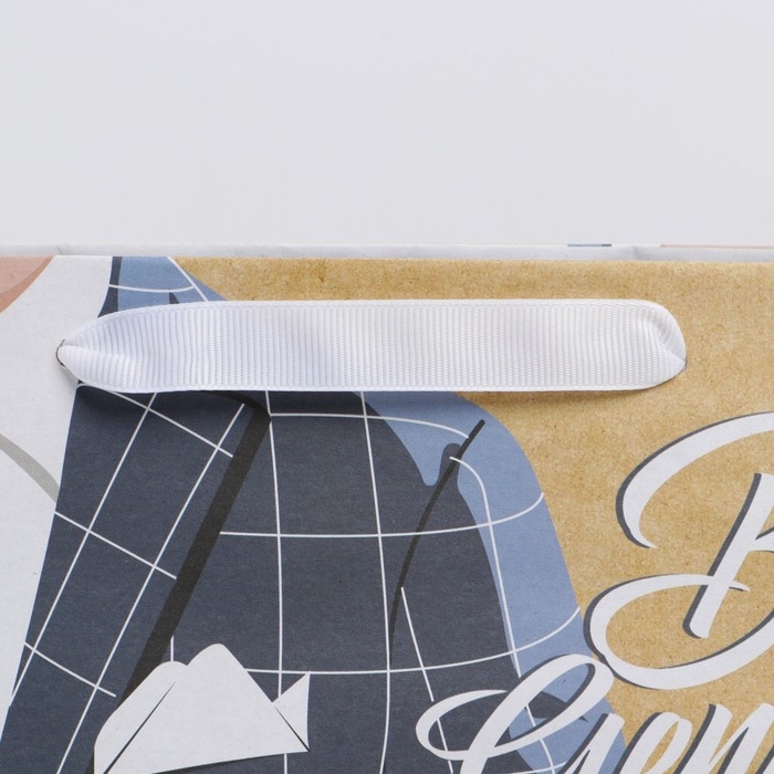 Пакет подарочный крафтовый вертикальный, упаковка, «Best gentleman», M 30 х 25.5 х 9 см Пакет подарочный крафтовый вертикальный, упаковка, «Best gentleman», M 30 х 25.5 х 9 см