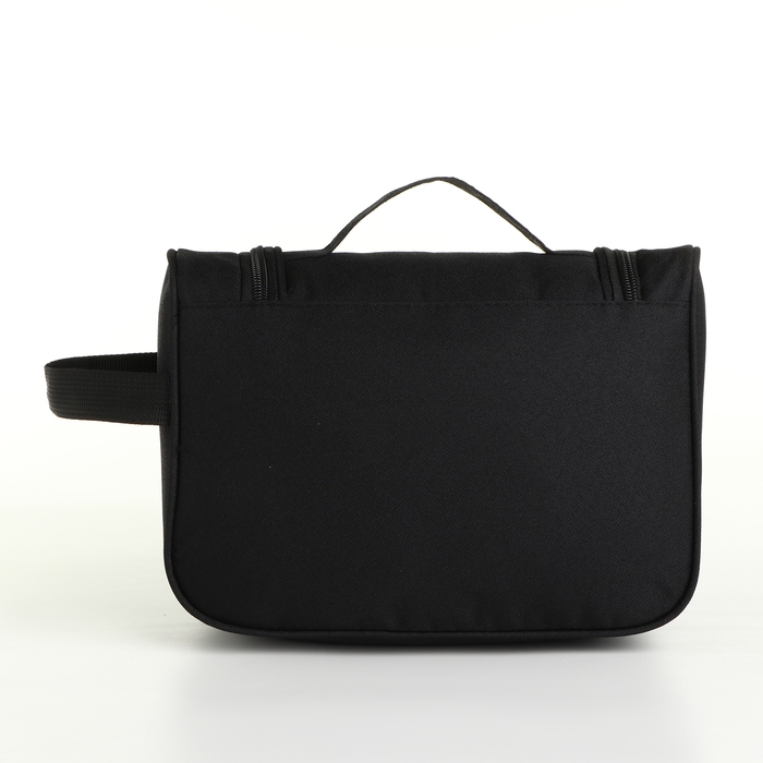 Косметичка-несессер на молнии, цвет чёрный Косметичка-несессер на молнии, цвет чёрный
