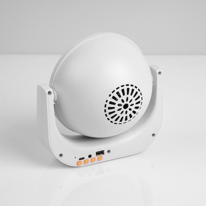 Световой прибор «Караоке» 20 см, динамик, микрофон, свечение RGB, 5 В