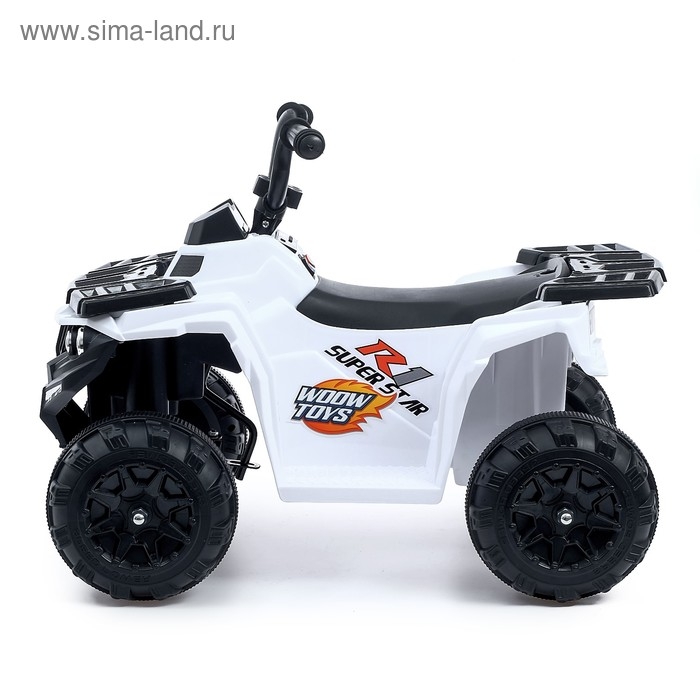 Электромобиль «Квадрик», цвет белый Электромобиль «Квадрик», цвет белый