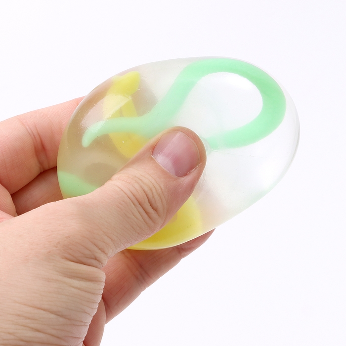 Новый год! Антистресс сквиш мялка «Змея внутри», в шоубоксе, МИКС Новый год! Антистресс сквиш мялка «Змея внутри», в шоубоксе, МИКС