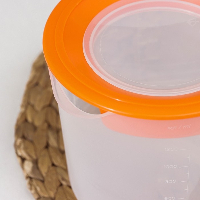 Ёмкость для миксера, 1,5 л , цвет оранжевый Ёмкость для миксера, 1,5 л , цвет оранжевый