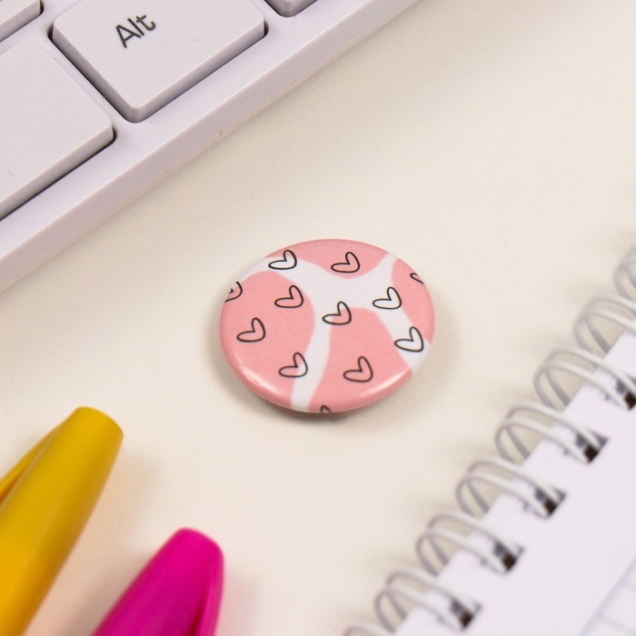 Значки закатные набор 3 шт d=25 мм Значки закатные набор 3 шт d=25 мм "Мимимишность" 7х7 см