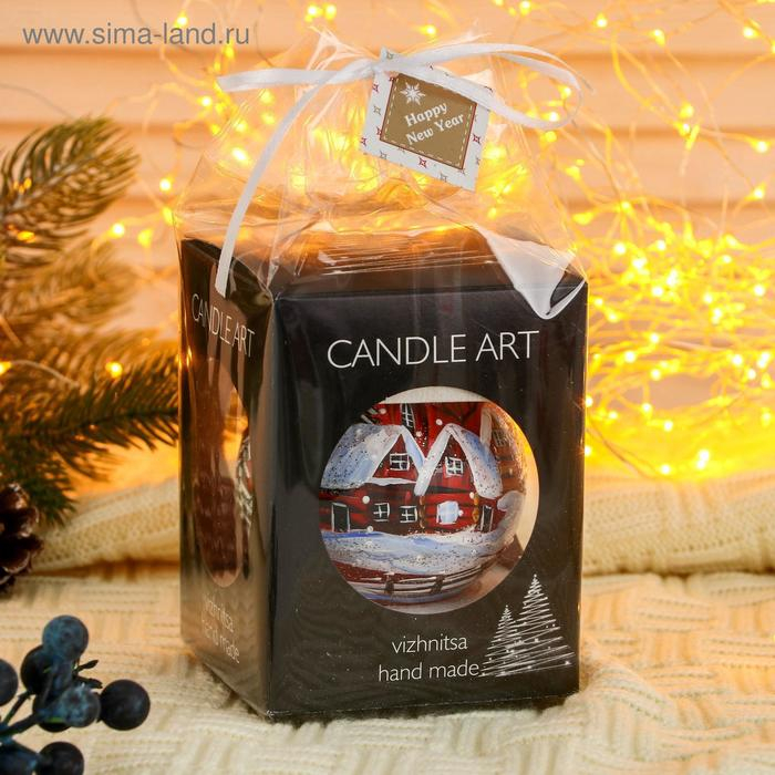 Ёлочный шар d-8 см Ёлочный шар d-8 см "Зимушка" ручная роспись