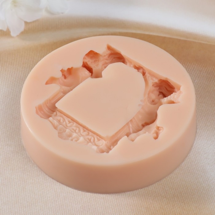 Молд силикон Молд силикон "Рамка с ангелами"7х8,5х1,5 см