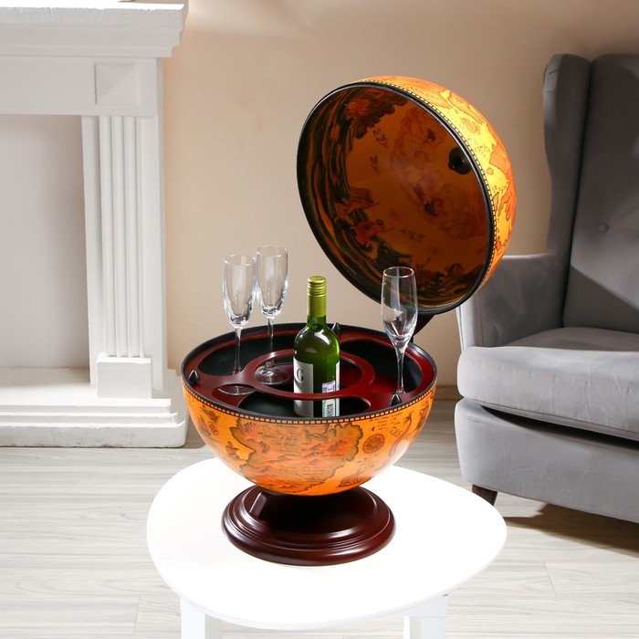 Глобус бар декоративный Глобус бар декоративный "Винтажная карта" 46х41х56,5 см