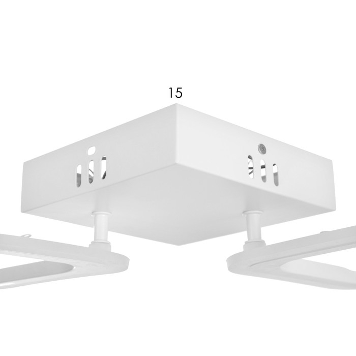 Люстра Люстра "Геометрия" LED 80Вт Белый 2700-6400к 48х23х5