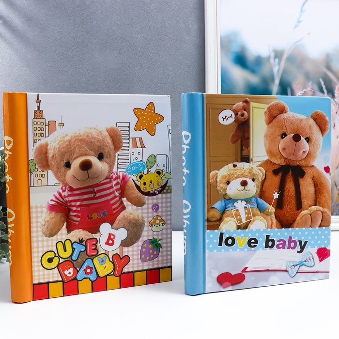 Фотоальбом 20 магнитных листов  Фотоальбом 20 магнитных листов "Детские игрушки" МИКС 29х24х2 см