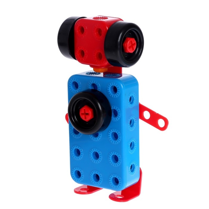 Конструктор в чемодане «Объёмная мозаика», с электрическим шуруповертом, 40 моделей, 200 деталей Конструктор в чемодане «Объёмная мозаика», с электрическим шуруповертом, 40 моделей, 200 деталей