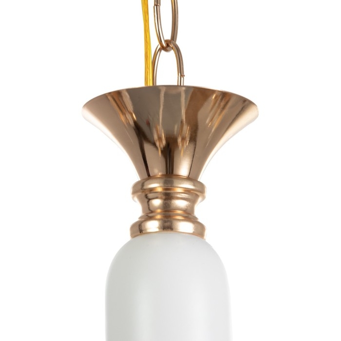 Люстра Люстра "Лиолет" 3хЕ14 40Вт бело-золотой 56х70х56 см BayerLux