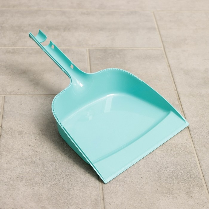 Веник для пола с совком «Практик», цвет бирюзовый Веник для пола с совком «Практик», цвет бирюзовый