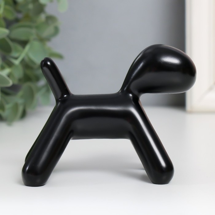 Сувенир полистоун Сувенир полистоун "Собака" чёрный 10х7,8х5,4 см