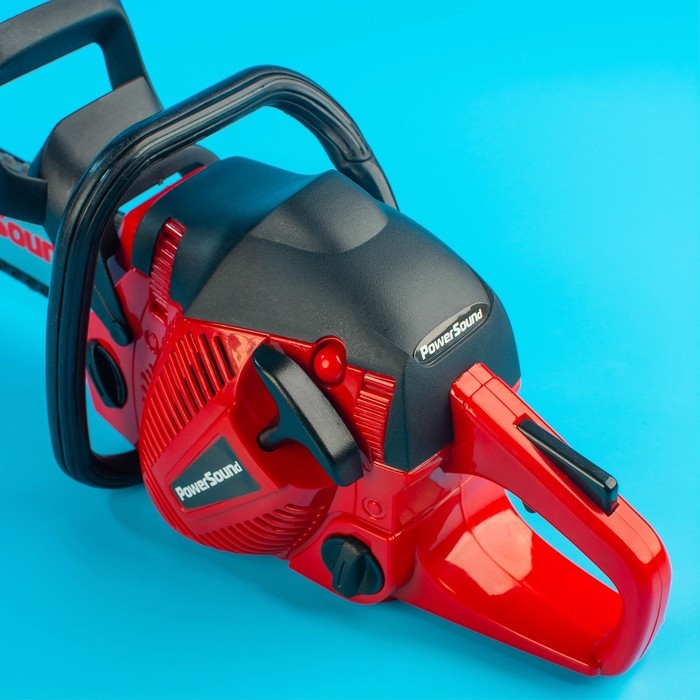 Инструмент «Бензопила», звуковые эффекты, работает от батареек, цвет красный Инструмент «Бензопила», звуковые эффекты, работает от батареек, цвет красный