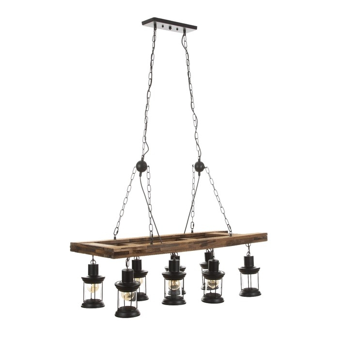 Люстра Люстра "Аксель" 8хЕ27 40Вт черный 100х100 см